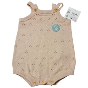 Little Planet By Carter's Baby Sweet Bubble Stone Bodysuit Size 9Mos Beige